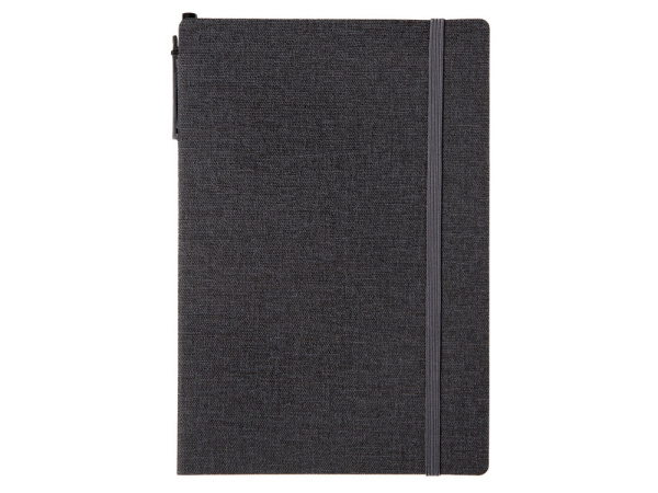 Блокнот А5 «Write and stick» с ручкой и набором стикеров, Цвет черный