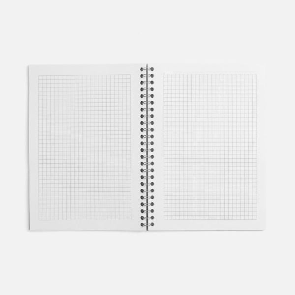 Блокнот Salvador в клетку, синий ver.2, 21x15 см