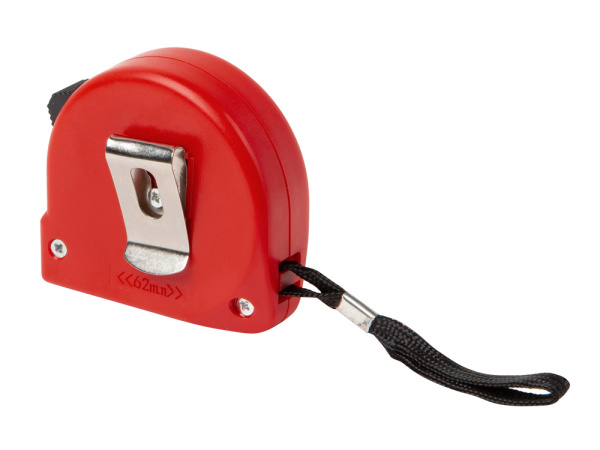 Рулетка «Stash», 3м, Цвет красный