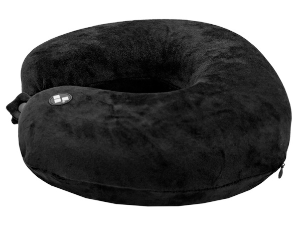 Подушка для путешествий с эффектом памяти «Drowsy», Цвет черный