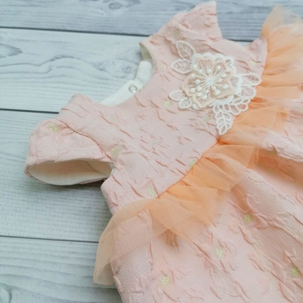 Платье нарядное для девочки Bebika (17/30-16), верх: 100% полиэстер, подкладка: 100% натуральный хло