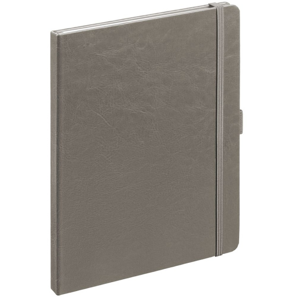 Еженедельник Lucky, недатированный, серый, 15,5х21х1,7 см