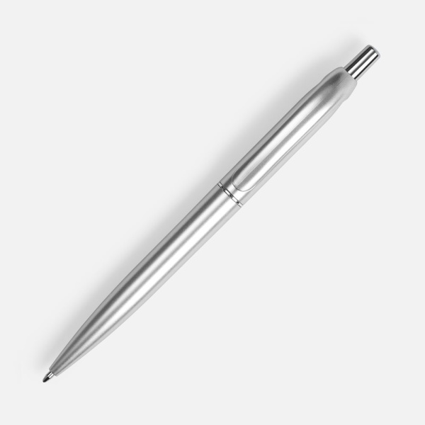 Ручка шариковая Bright Spark, серебристая, 14,5х1 см