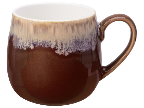 Кружка с вулканическим дизайном «Etna», Цвет красный бургунди