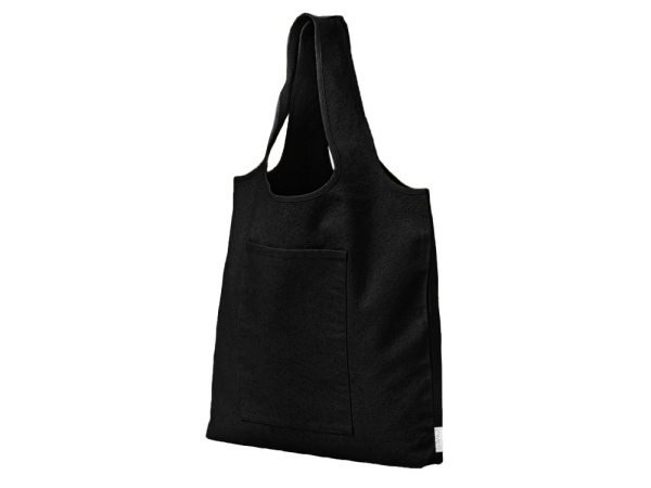 Сумка-шоппер «Vest» из хлопка 340 г/м2, Цвет черный