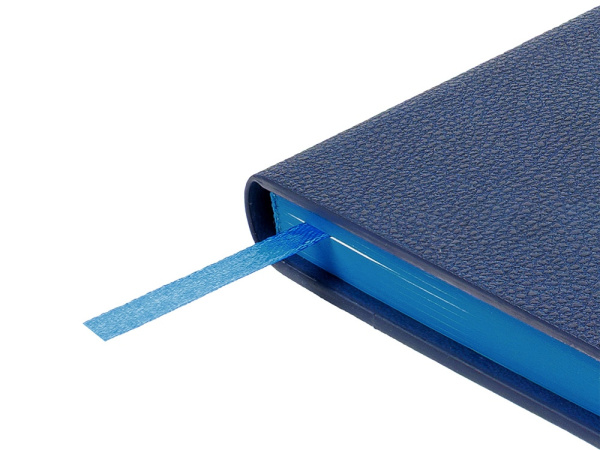 Ежедневник недатированный с магнитным клапаном А5 «Venezia», Цвет темно-синий