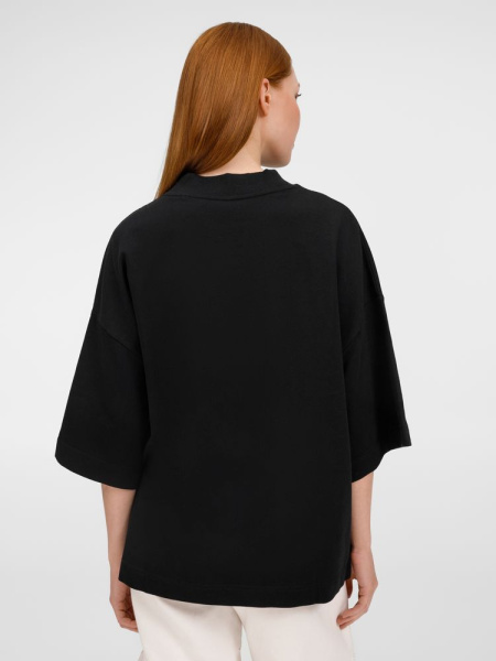Футболка оверсайз унисекс T9, черная, XS–XXL