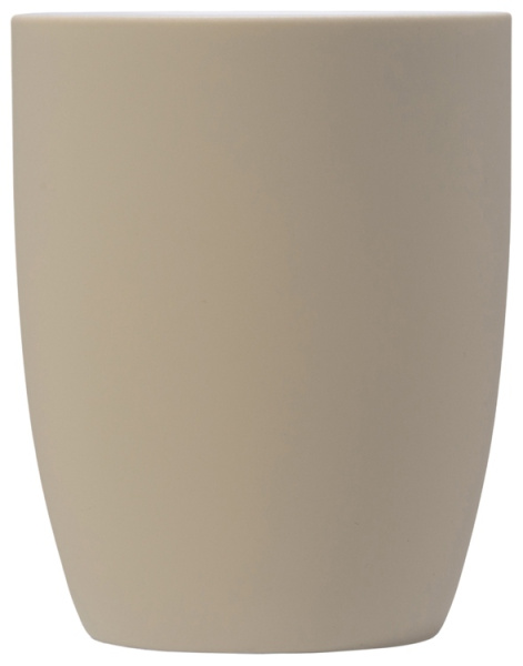 Кружка с покрытием soft-touch «Tulip Gum», Цвет бежевый