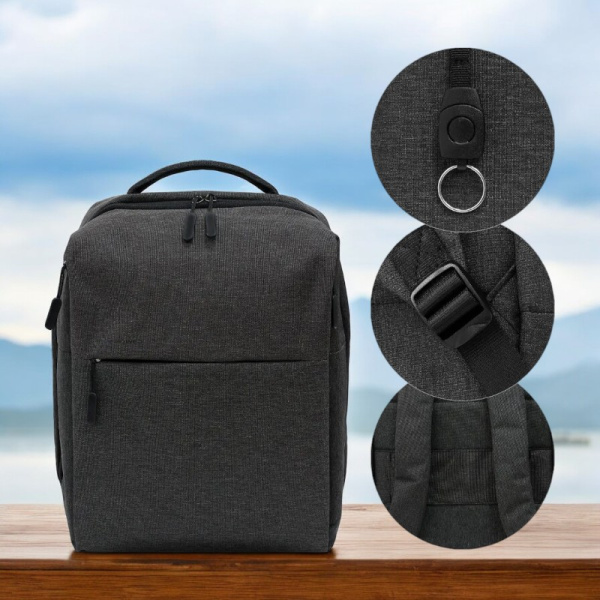 Рюкзак для ноутбука RK05 Черный / Качественный, удобный и практичный