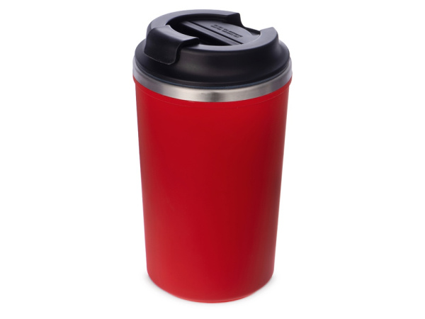 Герметичная термокружка на присоске «Kick», 350 мл, Цвет красный