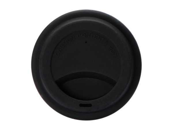 Фарфоровая кружка с двойными стенками «Toronto», Цвет белый/черный