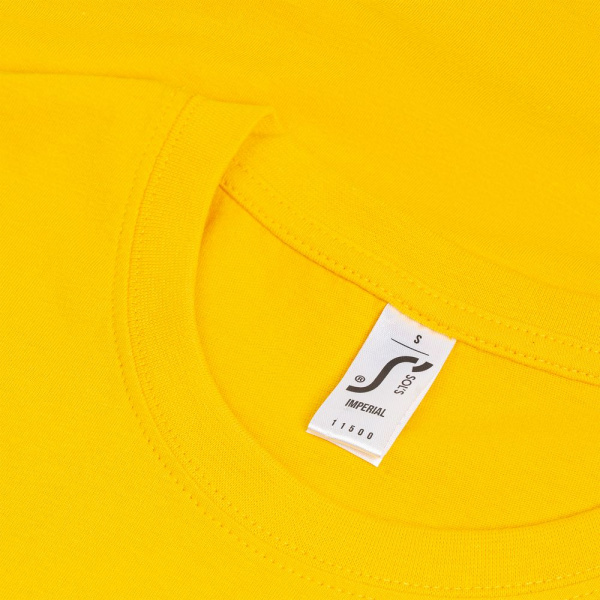 Футболка Imperial 190, желтая, XS–5XL