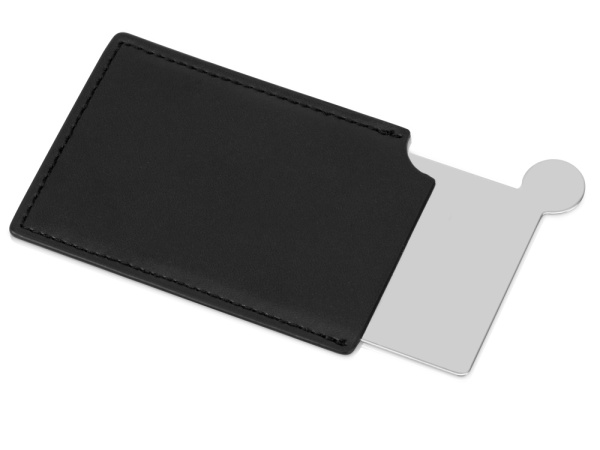 Зеркало в чехле «Style», Цвет серебристый, черный