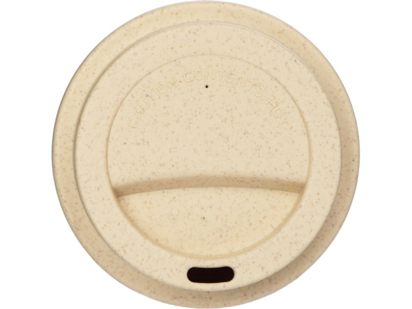 Стакан из пшеничного соломенного волокна «Madrid», Цвет бежевый/зеленый