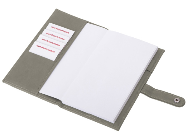 Блокнот-портфолио А6 «Wall Street», Цвет темно-серый