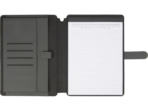 Папка для документов «Kadeo» с блокнотом, Цвет темно-серый