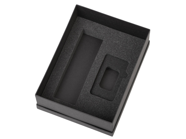 Подарочный набор "COLOR IT" c термосом и повербанком, Размер 10000 mAh, Цвет черный