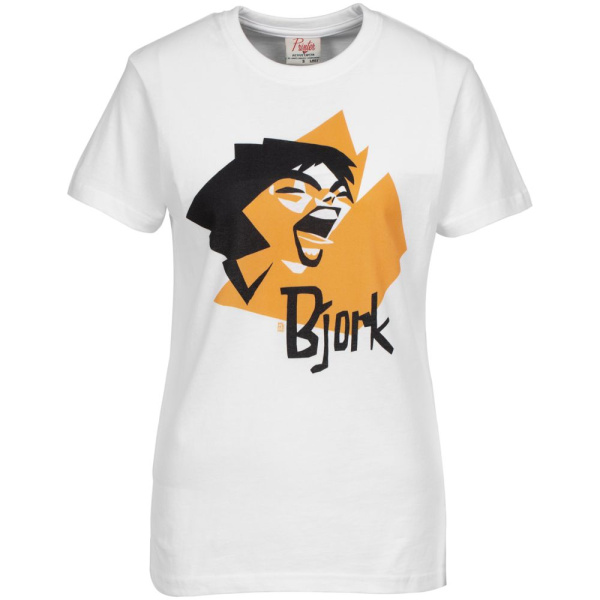 Футболка женская «Меламед. Bjork», белая, S–XXL