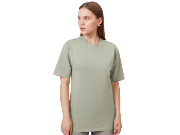 Футболка из френч терри «Warsaw», унисекс, Размер XS, Цвет зеленый оливковый