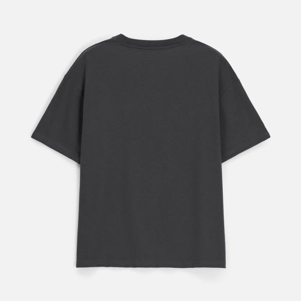 Футболка унисекс Durington, темно-серая (графит), XS–4XL