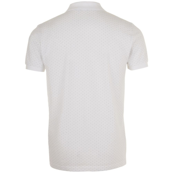 Рубашка поло мужская Brandy Men, белая с темно-синим, S–XXL