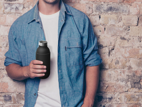 Термос «ORB», Цвет черный