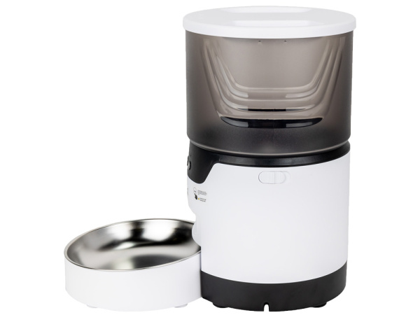 Умная Wi-Fi кормушка «IoT Pet Feeder», 3000 мл, Цвет белый, черный
