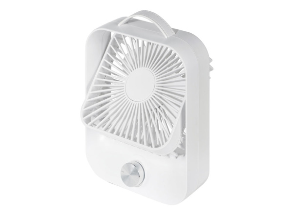 Настольный вентилятор с плавным регулированием скорости «Circa», Цвет белый
