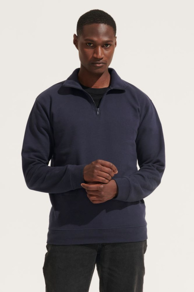 Толстовка унисекс Conrad, темно-синяя, XS–4XL