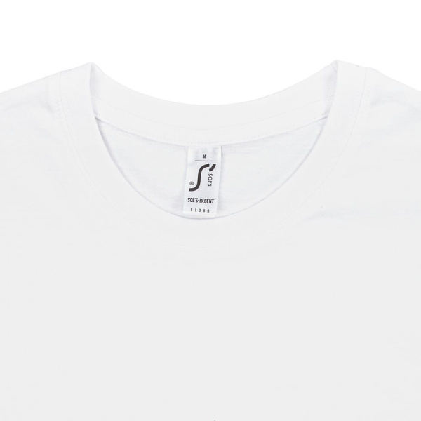Футболка унисекс Regent 150, белая, XXS–5XL