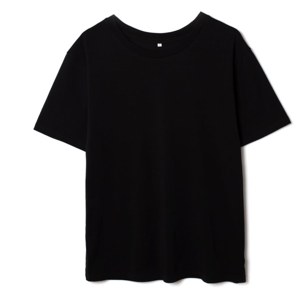 Футболка унисекс Tervu, черная, S–3XL