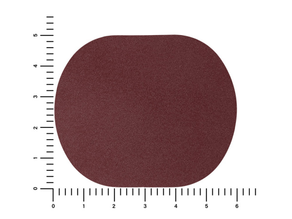 Патч «Овал», nubuk, Цвет коричневый