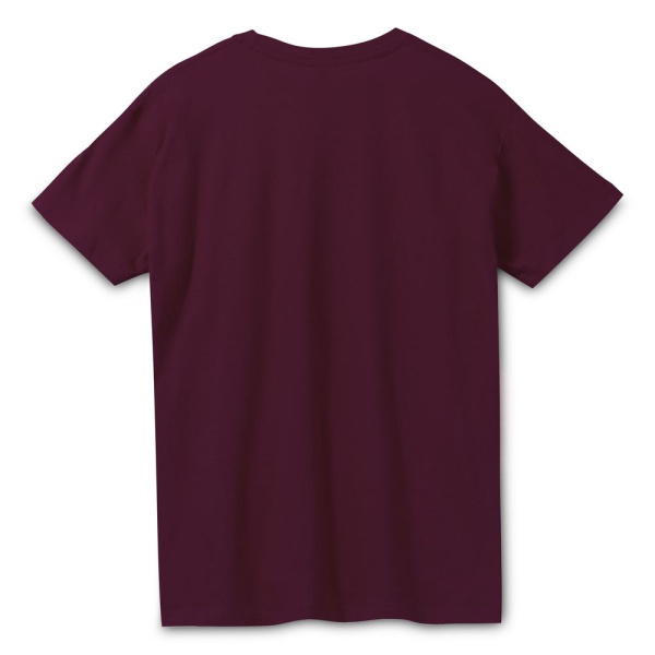 Футболка унисекс Regent 150, бордовая, XS–3XL