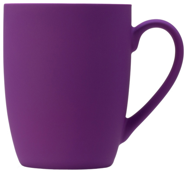 Кружка «C1» soft-touch, Цвет фиолетовый