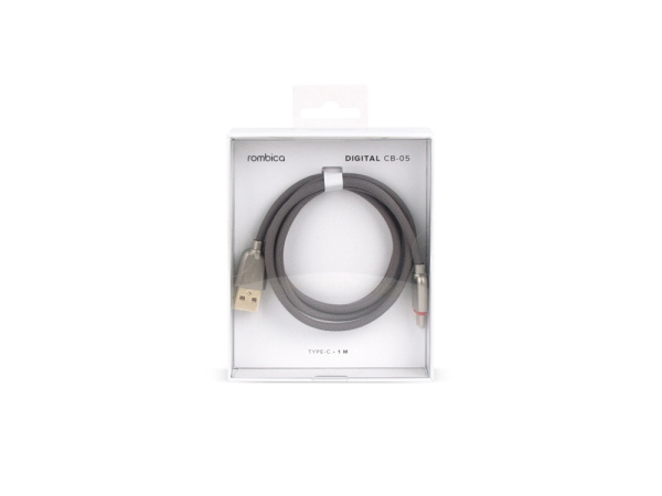 Кабель USB-A - USB-C «DIGITAL CB-05», QC/PD, 1 м, Цвет серый