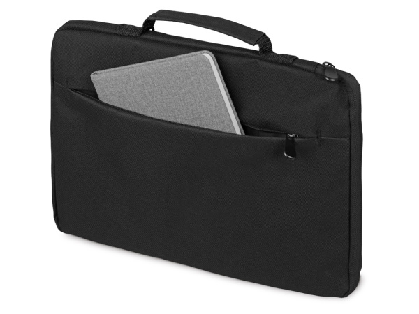 Сумка для ноутбука 13'' Flank с боковой молнией, Цвет черный