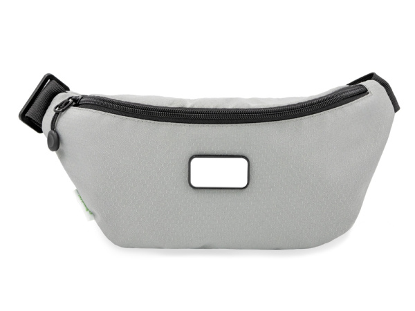 Универсальная водостойкая сумка на пояс «Bumble» из переработанного пластика, Цвет серый