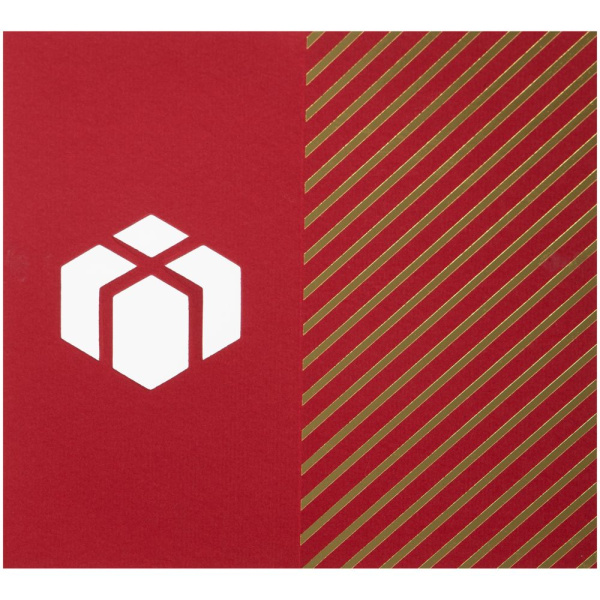 Открытка Season's Greetings, с изображением подарка, 10х20 см