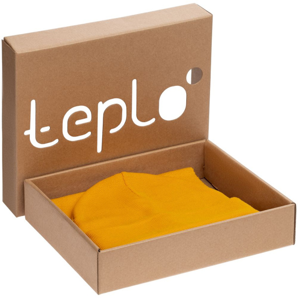 Коробка Teplo, малая, крафт, 29,6х25х6,5 см