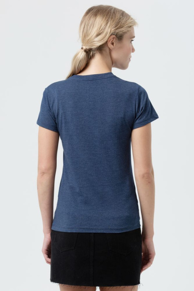 Футболка женская Regent Fit Women, синий меланж, S–XXL