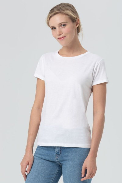 Футболка женская Miss 150, белая, S–XXL