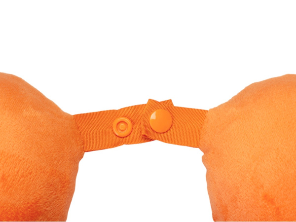 Подушка для путешествий с эффектом памяти «Basic», Цвет оранжевый