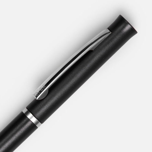Ручка шариковая Euro Chrome, черная, 13,3x0,8 см