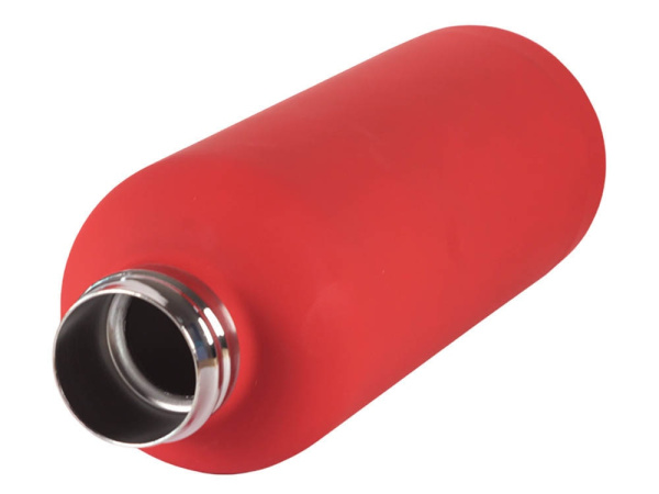 Вакуумная термобутылка ODIN, soft-touch, 550 мл, Цвет красный