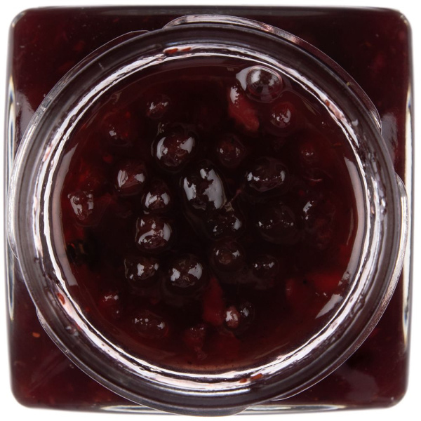 Варенье Real Jam, брусника с апельсином и специями, 6х6х10,7 см