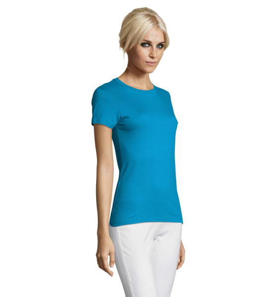 Футболка женская Regent Women, ярко-бирюзовая, S–XXL
