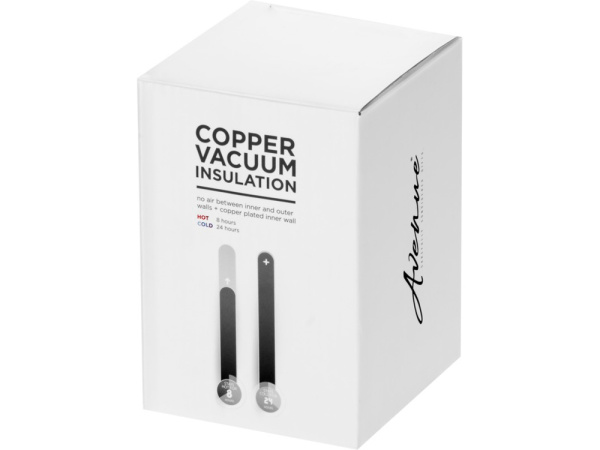 Вакуумная кружка с крышкой «Geo», Цвет красный