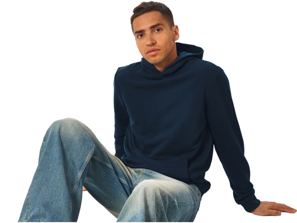 Толстовка с капюшоном «Monaco» унисекс, Размер XS, Цвет темно-синий