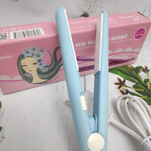 Утюжок плойка для выпрямления волос с керамическим покрытием CEINO Mini Hair Straightener SN - 888