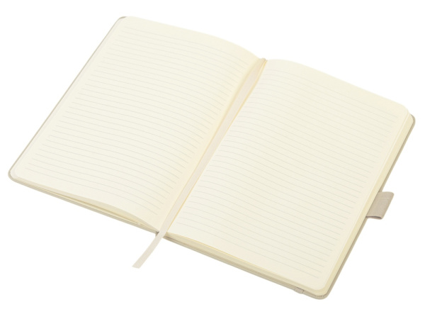 Блокнот А5 в твердой обложке «Vision 2.0» soft-touch, Размер А5, Цвет бежевый